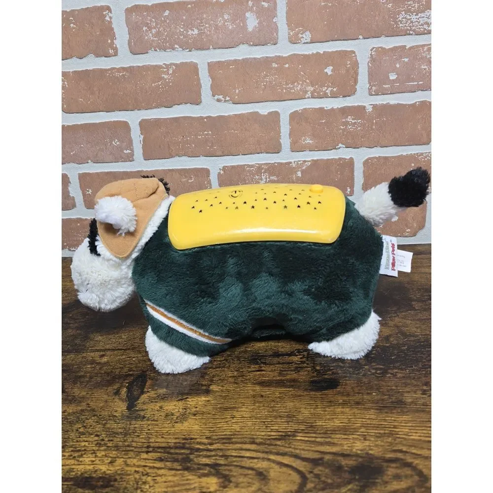 Green Bay Packers Cow Plush Pillow Pets Dream‎ Lites Working lights Without Tags